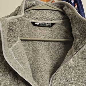 Helly Hansen Men's Zip Up Sweater in Heather Gray